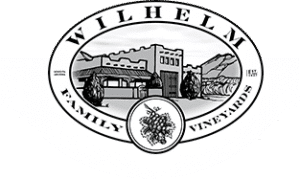 Logo for Wilhelm Family Vineyards, winery, and tasting room