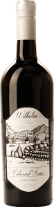 A bottle of Cabernet Franc red wine