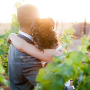 Wedding in the Vineyard at Sunrise