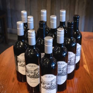 Large Selection of Wilhelm Wine Bottles