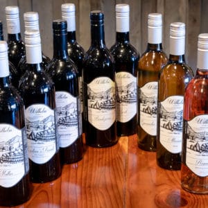 Large Selection of Wilhelm Wine Bottles